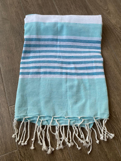 Serviette de plage en coton personnalisée 