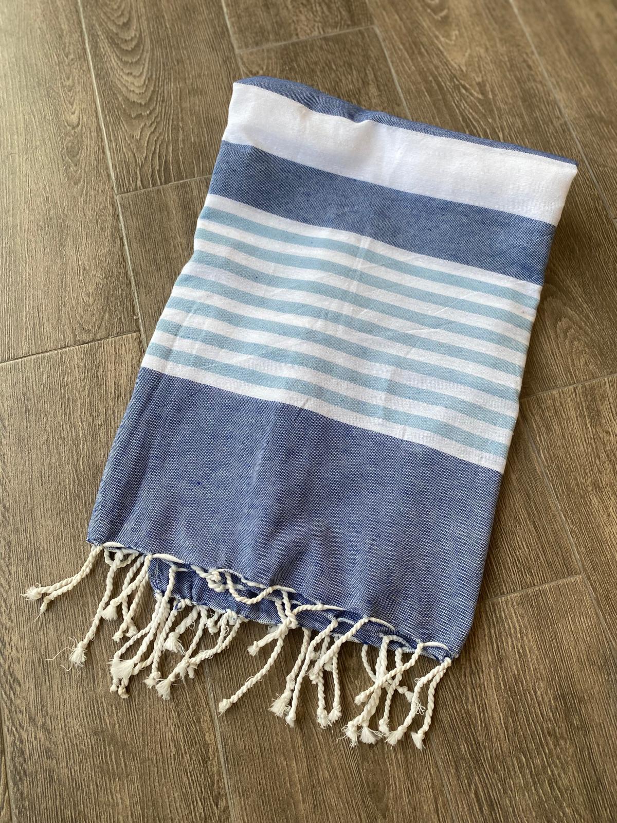 Serviette de plage en coton personnalisée 