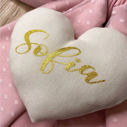 Fiocco Nascita Personalizzato doppio panama e tulle