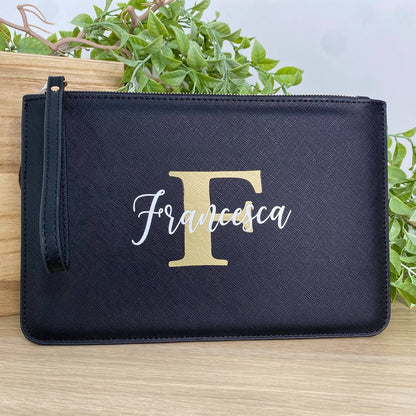 POCHETTE SAFFIANO PERSONNALISÉE 