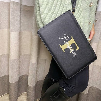 POCHETTE SAFFIANO PERSONNALISÉE 
