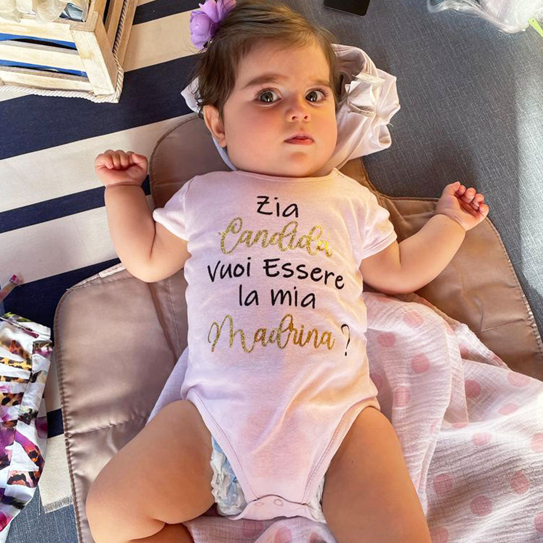 Body bébé personnalisé avec écriture - Manches Longues ™ 
